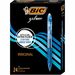 BIC Gel-ocity Original Retractable Gel Pen, Medium Point (0.7 mm), Blue, Comfortable, Contoured Grip, 24-Count - 0.7 mm Pen Point Size - Retractable - Blue - 24 / Box