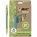 BIC Ecolutions HB Mechanical Pencil, 81% Recycled Plastic, Medium Point (0.7 mm), 100% Recycled Packaging, 12 Count Pack - #2 Lead - 0.7 mm Lead Diameter - Black Lead - Assorted Barrel - 12 / Pack
