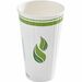 Eco Guardian 16 oz Insulated Compostable Cup - 20 / Sleeve - 50 / Pack - Polylactic Acid (PLA), Paper - Lunch, Water, Soda, Coffee, Tea, Juice, Smoothie, Hot Drink, Cold Drink, Beverage