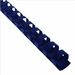 Southwest Binding Systems 2" x 19r Navy Plastic Bindings - 2" (50.80 mm) Diameter - For Letter 8 1/2" x 11" Sheet - 19 x Rings - Navy - Plastic - 50 / Case