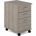 Newland Box/Box/File Mobile Pedestal, Noce Grigio - Offices to Go Newland Mobile Pedestal - 2 Box, 1 File - Noce Grigio