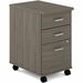 Newland Box/Box/File Mobile Pedestal, Absolute Acajou - Offices to Go Newland Mobile Pedestal - 2 Box, 1 File - Absolute Acajou