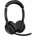 Jabra Evolve2 55 Headset - Stereo - USB - Wireless - Bluetooth - 98.4 ft - Over-the-head - Binaural - Supra-aural - Noise Cancelling Microphone