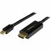StarTech.com HDMI/Mini DisplayPort Audio/Video Cable - 6.6 ft HDMI/Mini DisplayPort A/V Cable for Tablet, MacBook, Ultrabook, Notebook, Projector, Monitor, MacBook Air - First End: 1 x (20 pin) Mini-DisplayPort 1.2 Digital Audio/Video - Male - Second End: 1 x (19 pin) HDMI 1.4 Digital Audio/Video - Male - Supports up to 1920 x 1200, 1920 x 1080, 1280 x 720, 3840 x 2160, 4096 x 2160 - 1 Each