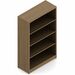 Offices To Go Newland | 48.6"H Bookcase - 4 Shelve(s) - 3 Adjustable Shelf(ves) - Noce Grigio Table Top - Leveling Glide, Adjustable Glide, Back Panel, Modular, Adjustable Shelf - For Meeting, Training, Office