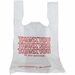 Prime Source Shopping Bag - 11.80" (299.72 mm) Width x 12.20" (309.88 mm) Length - Thankyou - White - 1000/Box