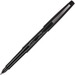 Integra Medium-point Pen - Medium Pen Point - Black Water Based Ink - Black Barrel - Resin Tip - 1 Dozen