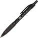 Integra 82952 Retractable Ballpoint Pens - Fine Pen Point - Retractable - Black - Black, Transparent Barrel - 12 / Box