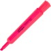 Integra Chisel Desk Liquid Highlighters - Chisel Marker Point Style - Fluorescent Pink - 12 / Box