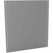 Metalware Back Panel - Gray - 1 Each - 76" (1930.40 mm) Height x 36" (914.40 mm) Width