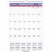 At-A-Glance Monthly Wall Calendar, 12" x 17" , Bilingual - Monthly - 12 Month - January 2026 to December 2026 - 1 Month Single Page Layout - 12" (304.80 mm) x 17" (431.80 mm) Sheet Size - Twin Wire - Wall Mount - Recyclable, Ruled Daily Block, Eyelet, Bil