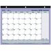 Blueline Monthly Desk Pad Calendar, 11" x 8-1/2" , Bilingual - Monthly - 12 Month - January 2026 to December 2026 - 1 Month Single Page Layout - Letter - 11" (279.40 mm) x 8 1/2" (215.90 mm) Sheet Size - 3 x Holes - Desk Pad, Desk - Paper - 1 Each