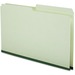 Pendaflex Legal Recycled Top Tab File Folder - 8 1/2" (215.90 mm) x 14" (355.60 mm) - 22 pt. (7.74 mm) - Pressboard - Green - 30% Recycled - 50 / Box
