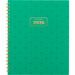 At-A-Glance Badge Weekly/Monthly Planner, 11" x 9" , Bilingual, Green - Large - Academic - Weekly, Monthly - 13 Month - January 2026 to January 2027 - 1 Week, 1 Month Double Page Layout - 9" (228.60 mm) x 11" (279.40 mm) Sheet Size - Spiral Bound - Green 