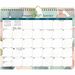 Blueline� 2027 Colourful Monthly Wall Calendar, 12 Months, January to December, Gold Twin-Wire Binding, 15" (381 mm) x 12" (304.80 mm), Splash, Bilingual - 1 Each - Monthly - 12 Month - January 2027 to December 2027 - 1 Month Single Page Layout - 12" (304.80 mm) x 15" (381 mm) Sheet Size - Twin Wire - Wall Mount - Multi - Paper - 1 Each