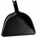 M2 Professional 13" Plastic Clip-On Dustpan - Black - 13" (330.20 mm) Wide - Polypropylene, Plastic - Black - 1 / Each
