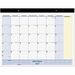 At-A-Glance QuickNotes Monthly Desk Pad Calendar, 21-3/4" x 17" , Bilingual - Monthly - 13 Month - January 2026 to January 2027 - 1 Month Single Page Layout - 21 3/4" (552.45 mm) x 17" (431.80 mm) Sheet Size - 2.50" (63.50 mm) x 2.63" (66.68 mm) Block - Headband - Desk Pad, Desk - Wall Mount - Blue - Paper - 1 Each
