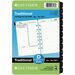 ACCO 2 Pages Per Day Planner Refill, Folio Size, 11" x 8-1/2" , Bilingual - Folio - Daily - 12 Month - January 2026 to December 2026 - 7:00 AM to 10:00 PM - Hourly - 1 Day Double Page Layout - Letter - 8 1/2" (215.90 mm) x 11" (279.40 mm) Sheet Size - Green - Paper Cover - 1 Each
