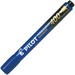 Pilot SCA-400 Permanent Marker - 4 mm (0.16") Chisel Marker Point - Blue Ink - Alcohol Based - 12 / Box