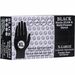 Inteplast Examination Gloves - 4 mil (0.10 mm) Thickness x 9.50" (241.30 mm) Glove Length - X-Large Size - For Right/Left Hand - Black - Latex-free, Non-sterile - For Food - 100 / Box