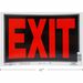 Hillman Exit Sign - English - Print/Message "Exit" - 12" (304.80 mm) Width x 8" (203.20 mm) Height - Weather Resistant - Signage - 1 Each