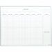 Quartet Magnetic Calendar - Monthly - 5 Week - White - Aluminum - 16" (406.40 mm) Height x 20" (508 mm) Width - Dry Erase Surface, Durable, Stain Resistant, Ghost Resistant, Magnetic - 1 Each