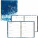 Blueline� 17-Month Weekly/Monthly Planner, August 2026 to December 2027, Gold Twin-Wire Binding, Two-Piece Hard Cover, 9 1/4" (234.95 mm) x 7 1/4" (184.15 mm), Celestial Design, Bilingual - 1 Each - Bilingual - Weekly, Monthly - 17 Month - August 2026 to December 2027 - 1 Week Double Page Layout - 7 1/4" (184.15 mm) x 9 1/4" (234.95 mm) Sheet Size - Twin Wire - Blue - Paper - 1 Each