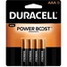 Duracell Coppertop Alkaline AAA Battery - MN2400 - For Multipurpose - AAA - 8 / Pack