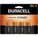 Duracell Coppertop Alkaline 9V Battery - MN1604 - For Multipurpose - 9V - 9 V DC - 4 / Pack
