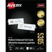 Avery Printable Embossed Tent Cards - Uncoated - 2-Sided Printing - 97 Brightness - 2 1/2" x 8 1/2" - 100 / Box - Perforated, Heat Resistant, Heavyweight, Rounded Corner, Smudge-free, Jam-free, Embossed - White