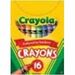 Crayola Tuck Box 16 Crayons - Assorted - 16 / Box