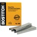 Bostitch Heavy-duty Premium Staples - 100 Per Strip - Heavy Duty - 1/4" Leg - 1/2" Crown - Holds 25 Sheet(s) - Chisel Point - High Carbon Steel - 2.94" (74.68 mm) Height x 2.69" (68.33 mm) Width0.31" (7.87 mm) Length - 1000 / Box