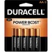 Duracell Coppertop Alkaline AA Batteries - For Multipurpose - AA - 1.5 V DC - 8 / Pack