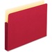 Pendaflex Legal Recycled Expanding File - 3 1/2" Folder Capacity - 8 1/2" x 14" - 3 1/2" Expansion - Manila - Red - 10% Recycled - 1 Each