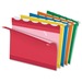 Pendaflex Ready-Tab 1/5 Tab Cut Letter Recycled Hanging Folder - 8 1/2" x 11" - Assorted - 10% Recycled - 25 / Box