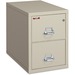 FireKing Insulated File Cabinet - 2-Drawer - 20.8" x 31.5" x 27.8" - 2 x Drawer(s) for File - Legal - Vertical - Fire Resistant - Parchment - Powder Coated - Steel