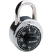 Master Lock Combination Lock - 3 Digit - 0.28" (7.11 mm) Shackle Diameter - Cut Resistant, Rust Resistant - Steel - 1 Each
