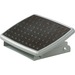 3M Adjustable Footrest - 0.75" (19.05 mm) Adjustable Height - 20° Tilt - Charcoal - Plastic