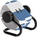 Rolodex Open Classic Rotary Files - 500 Card Capacity - For 2.25" (57.15 mm) x 4" (101.60 mm) Size Card - 24 A to Z Index Guide - Black