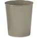 Safco Fire-safe Wastebasket - 22.71 L Capacity - Round - 13" (330.20 mm) Opening Diameter - 14" (355.60 mm) Height - Steel - Sand - 1 Each