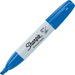 Sharpie Large Barrel Permanent Markers - Wide Marker Point - Chisel Marker Point Style - Blue Alcohol Based Ink - 12 / Dozen