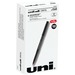 uni-ball Onyx Rollerball Pens - Fine Pen Point - 0.7 mm Pen Point Size - Red - Metal Tip - 12 / Dozen