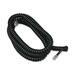 Softalk Modular Plug Handset Coil Cord - 25 ft Phone Cable for Phone - First End: 1 x RJ-11 Phone - Male - Second End: 1 x RJ-11 Phone - Male - Black - 1 Each