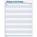 TOPS Things To Do Today Pad - 100 Sheet(s) - 11" (279.40 mm) x 8.50" (215.90 mm) Sheet Size - White - White Sheet(s) - Blue Print Color - 1 / Pad