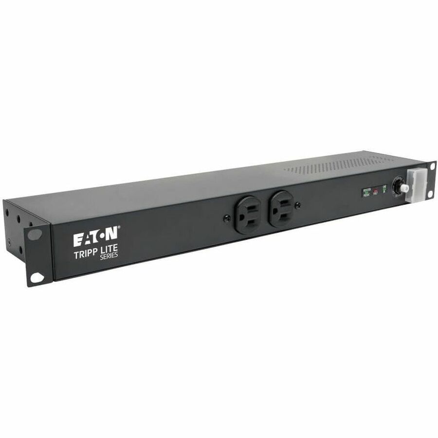 Eaton Tripp Lite Series Isobar 12-Outlet Network Server Surge Protector, 15 ft. (4.57 m) Cord with 5-20P Plug, 3840 Joules, Diagnostic LEDs, 1U Rackmount