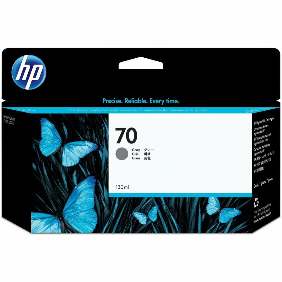 HP 70 (C9450A) Original Inkjet Ink Cartridge - Single Pack - Gray - 1 Each