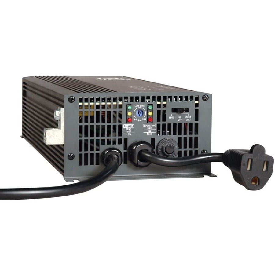 Eaton Tripp Lite Series 700W PowerVerter APS 12VDC 120V Inverter/Charger with Auto-Transfer Switching, 1 Outlet