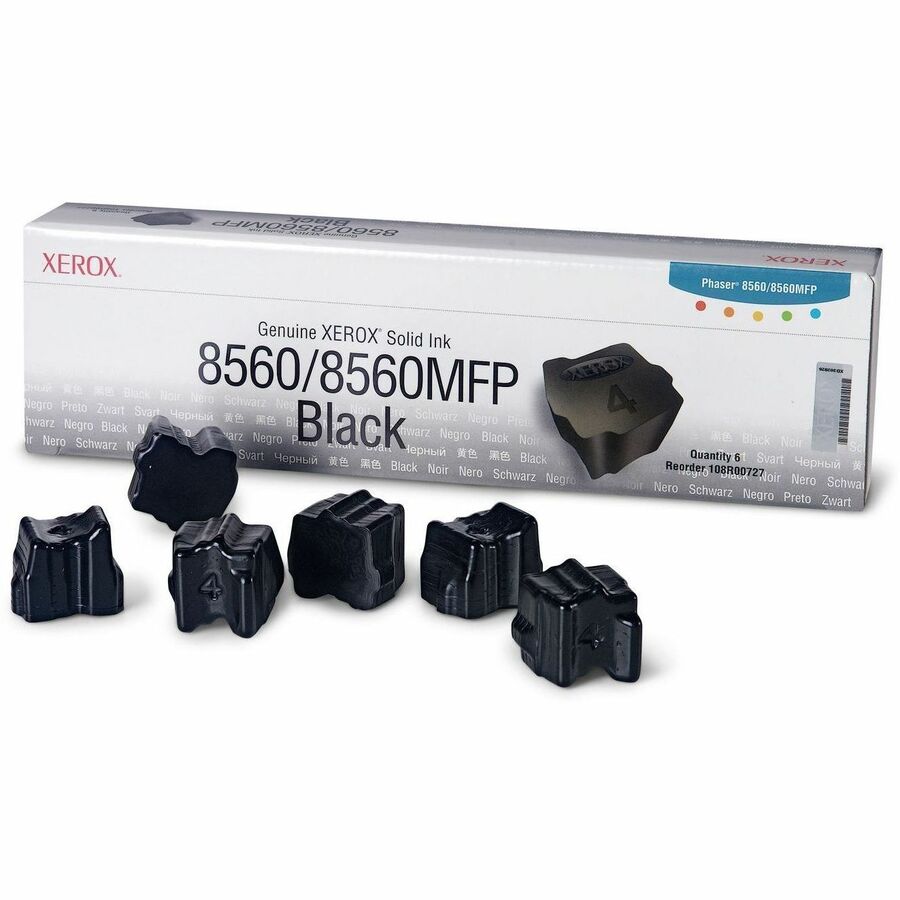 Xerox Genuine Phaser™ 8560/8560MFP Black Solid Ink (6800 Pages) - 108R00727