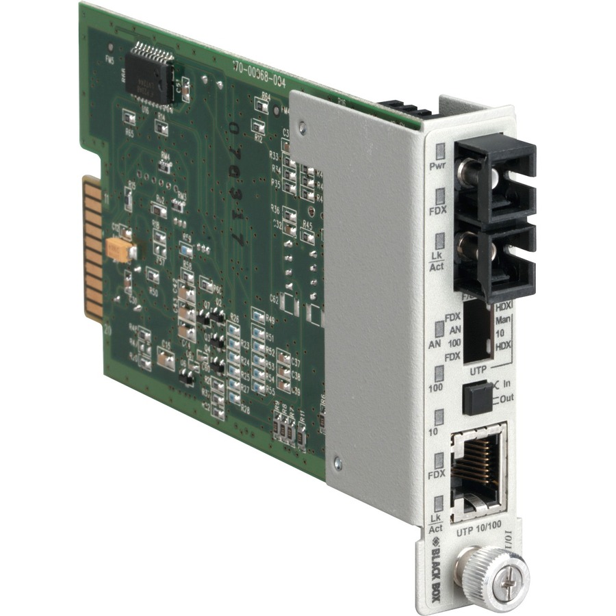 Black Box UTP to Single-Mode Duplex Fiber Module