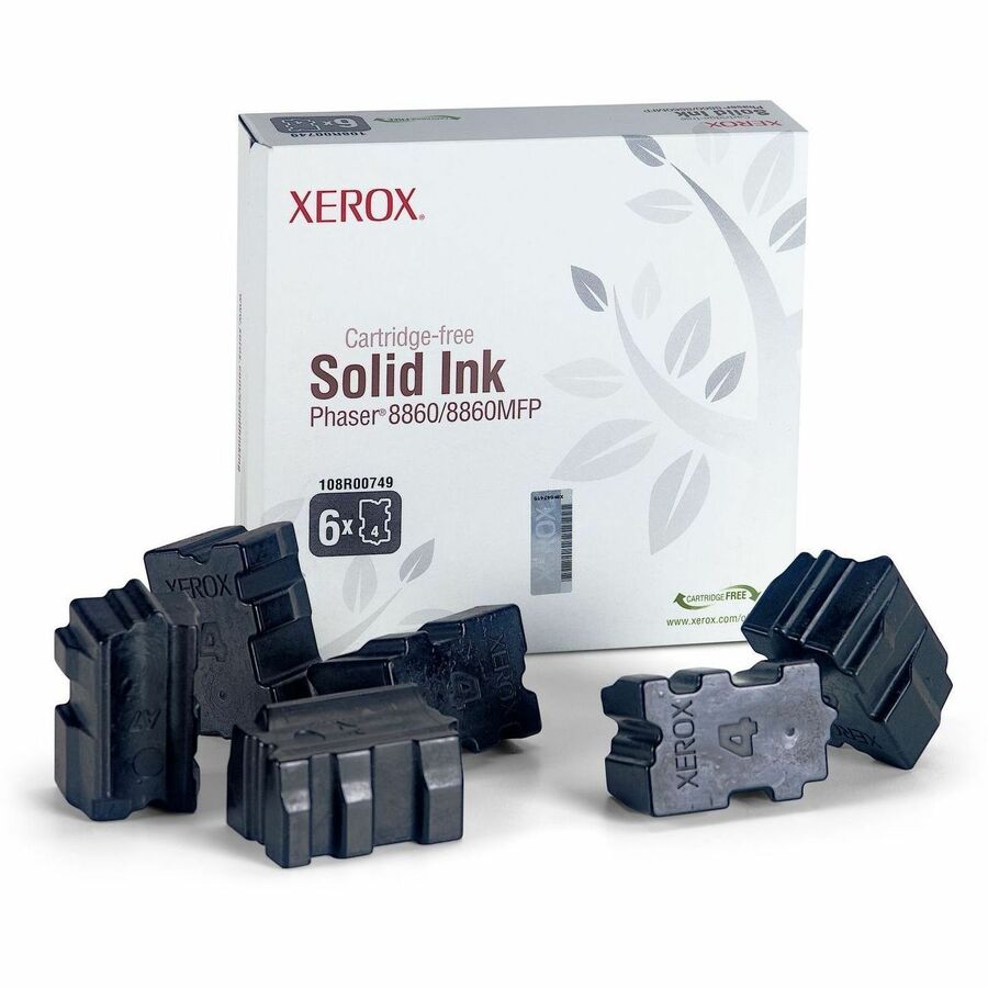 Xerox Genuine Phaser™ 8860/8860MFP Black Solid Ink (14000 Pages) - 108R00749